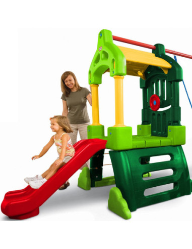 Plac zabaw Little Tikes Clubhouse Zjeżdżalnia Huśtawka