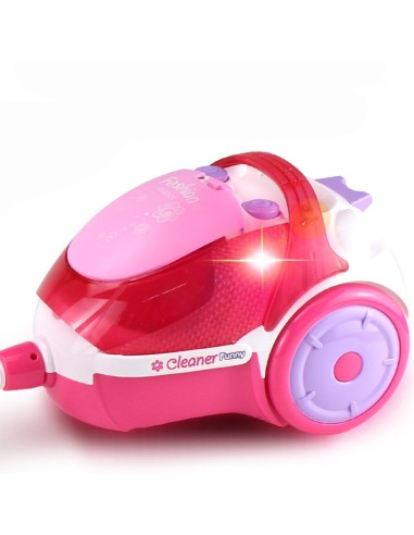 Kinderstaubsauger WOOPIE rosa mit Saugfunktion