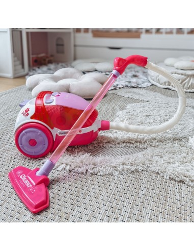 Kinderstaubsauger WOOPIE rosa mit Saugfunktion