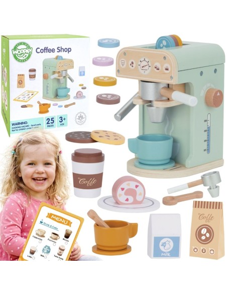 WOOPIE GREEN Ekspres do Kawy 25 el. - Drewniana Cukiernia Barista