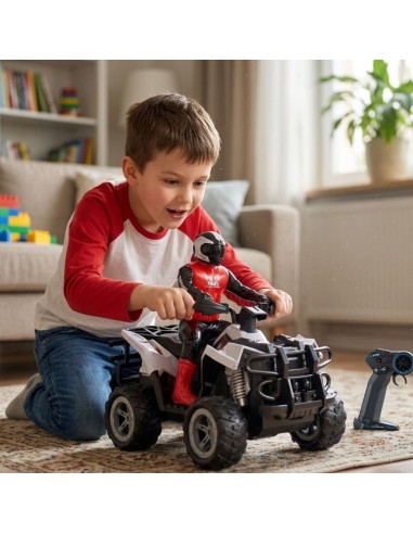 Nuotoliniu būdu valdomas triukų keturratis Woopie - RC 2.4Ghz