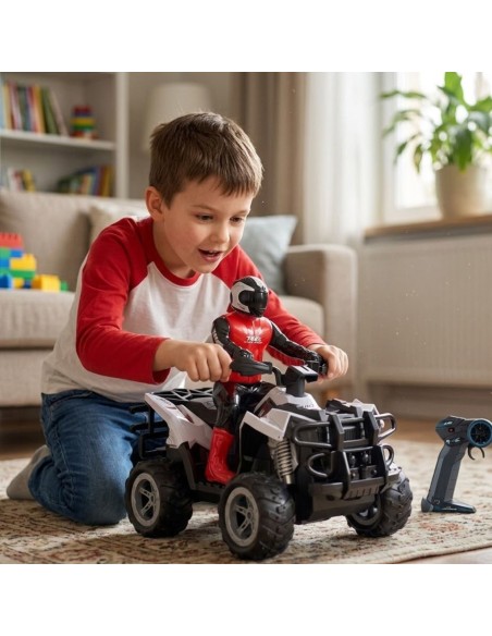 Nuotoliniu būdu valdomas triukų keturratis Woopie - RC 2.4Ghz
