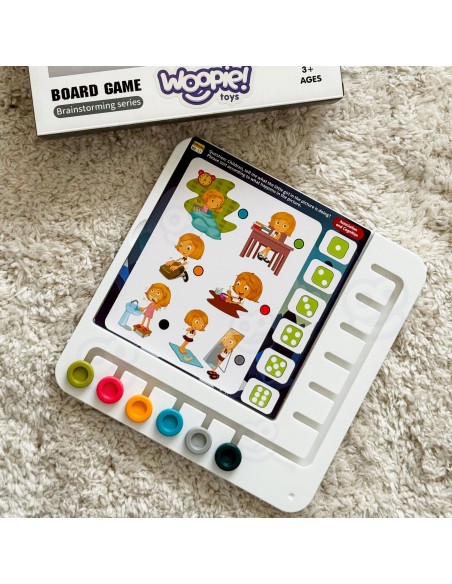 WOOPIE Set mit 60 Logikspielen 3+ – Entwicklung und Spiel
