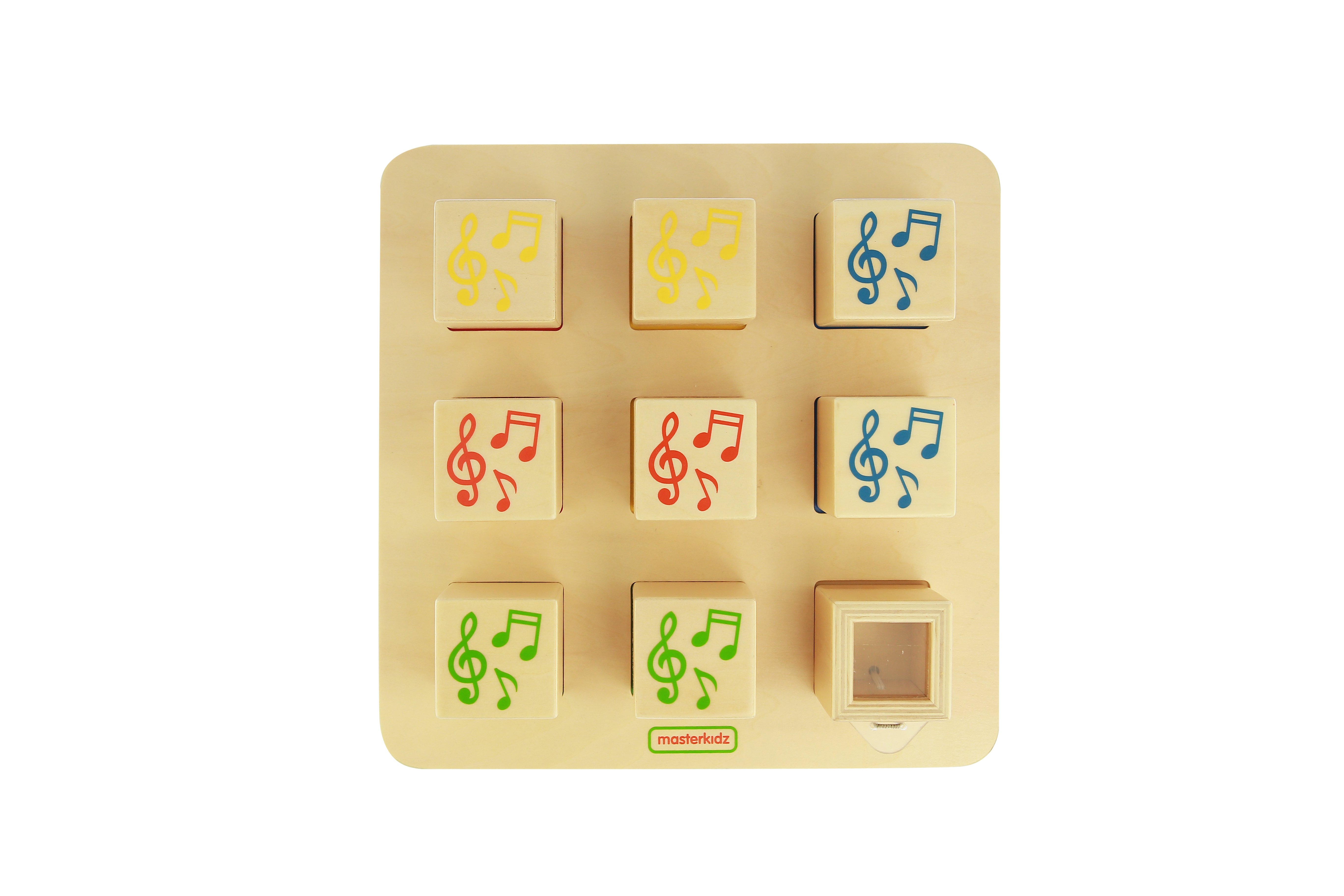 Drewniany sorter sensoryczny łączenie dźwięków montessori