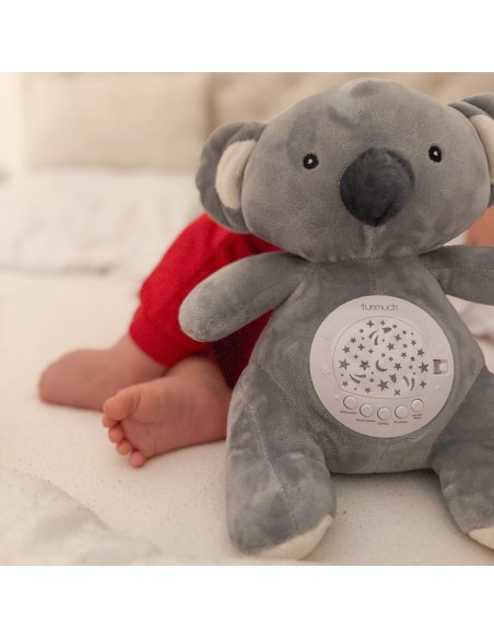 Eisbär-Projektor-Kuscheltier WOOPIE – 10 Wiegenlieder und weißes Rauschen
