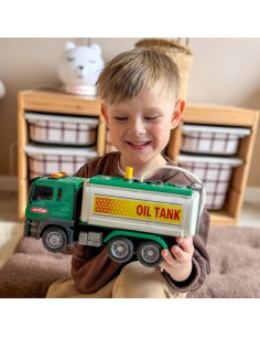 WOOPIE Ciężarówka Cysterna Na Wodę Dźwięk Światła 1:14 2