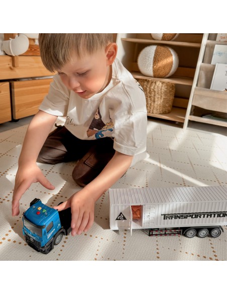 Woopie Freight Truck – Container, Licht, Sound, Pull-back