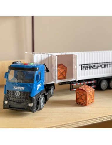 WOOPIE Freight Truck sunkvežimis – Konteineris Šviesa Garsas Pull-back