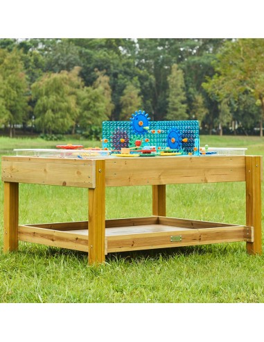 Outdoor STEM Table 1200L Wooden Educational Table Fun - Masterkidz