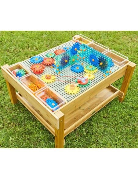 Outdoor STEM Table 1200L Wooden Educational Table Fun - Masterkidz