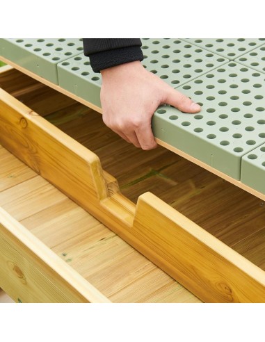 Outdoor STEM Table 1200L Wooden Educational Table Fun - Masterkidz