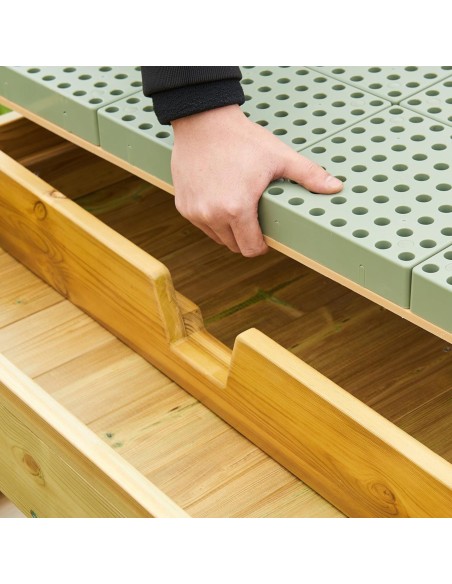 Outdoor STEM Table 1200L Wooden Educational Table Fun - Masterkidz