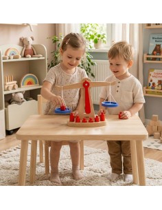 Drewniana Waga sklepowa ze skalą Viga Toys 2