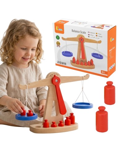 Viga wooden scale for children - learning math through play