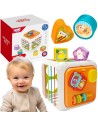 WOOPIE Educational Cube Sorter 4 in 1 Shapes 18m+ - Toy for Children