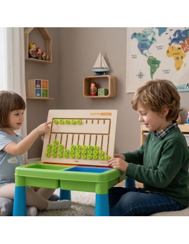 Viga Toys jutiminė lenta – abėcėlės mokymasis vaikams