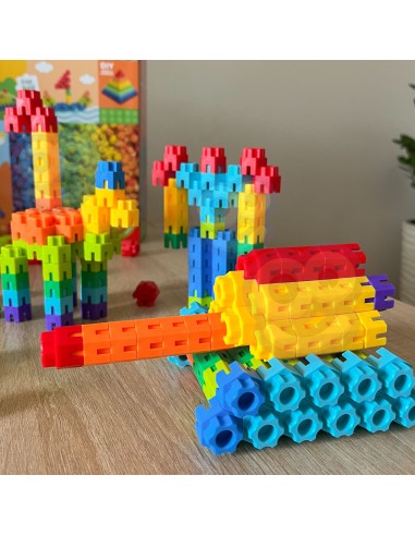 Kreatywne Klocki Konstrukcyjne WOOPIE 300 el. – Zabawa i Edukacja