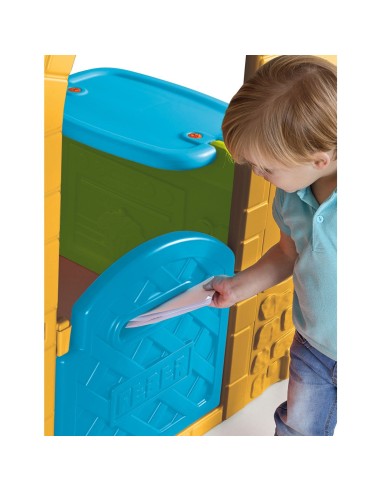 FEBER Domek Ogrodowy Super Villa z Meble Duży - Idealny dla Dzieci