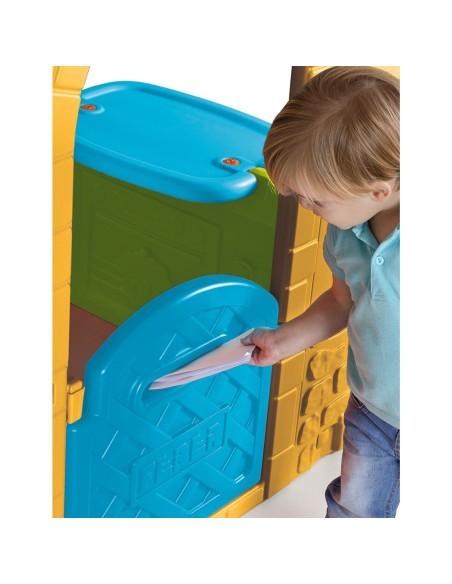 FEBER Gartenhaus Super Villa mit Möbeln – Groß, ideal für Kinder