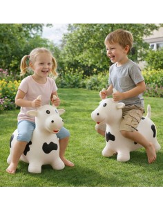 WOOPIE Skoczek Gumowy Krówka + Pompka - Radość dla Dzieci 2