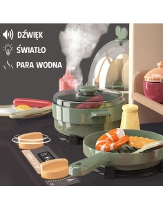 WOOPIE Interaktive Küche mit Dampfeffekt und Wasserhahn 88-tlg. - Shop 2