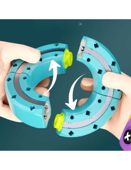 Magnetyczny Tor Woopie STEM Efekt Lewitacji 39 el. - Auto 3D