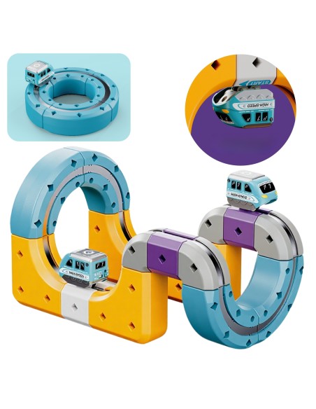 Woopie STEM Magnetic Track Levitation Effect 39 pcs - 3D Car