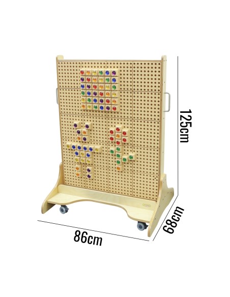 MASTERKIDZ stehende Holz-STEM-Tafel für Kinder
