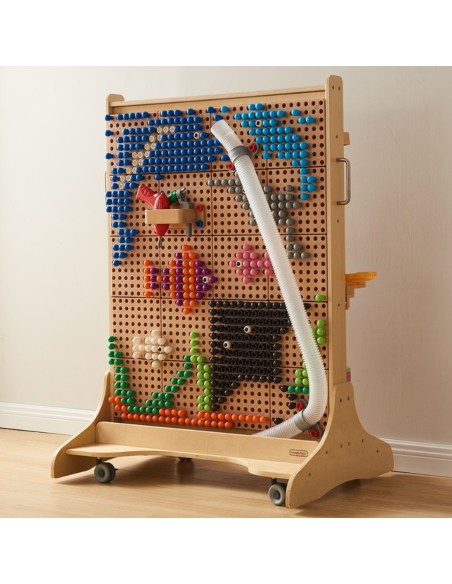 MASTERKIDZ stehende Holz-STEM-Tafel für Kinder
