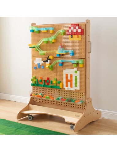 MASTERKIDZ stehende Holz-STEM-Tafel für Kinder