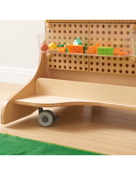 MASTERKIDZ medinė STEM lenta, pastatoma vaikams