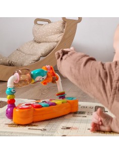 WOOPIE Interaktywne Pianino Edukacyjne Lisek LED Grzechotki 2