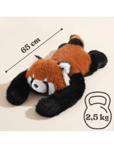 Woopie pliušinis sunkumos panda antistresinis jutiminis sunkumiukas Backbao 65cm