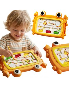 Magnetinė montessori lenta krabas – edukacinis žaislas vaikams