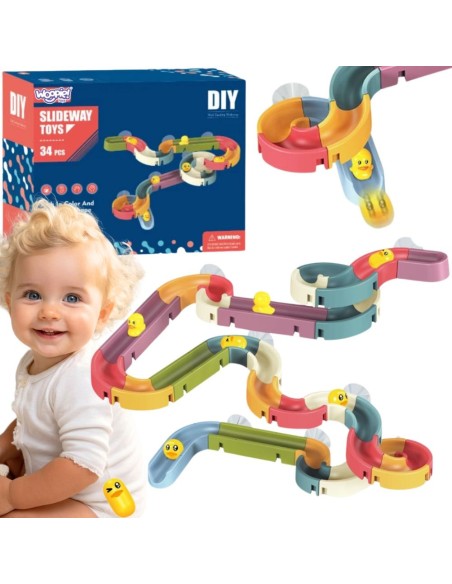 WOOPIE vandens takas su čiuožykla maudynėms - DIY žaislas