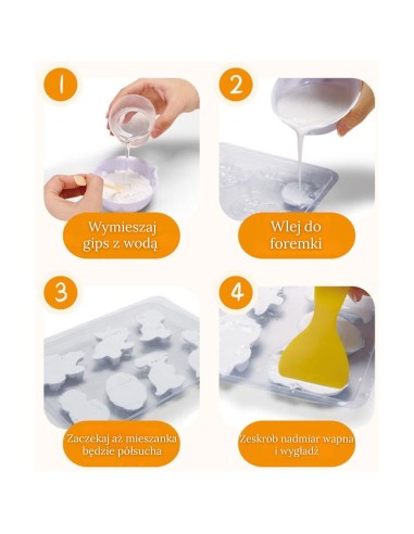 Gipsabgüsse Prinzessinnen Magnete WOOPIE – DIY-Set