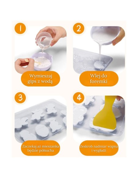 Gipsabgüsse Prinzessinnen Magnete WOOPIE – DIY-Set