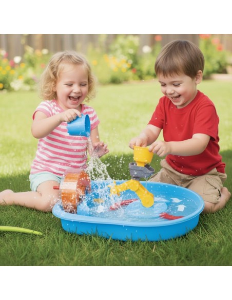 WOOPIE Water Track 2 in 1 Fishing Game 14 pcs - Fun for Kids
