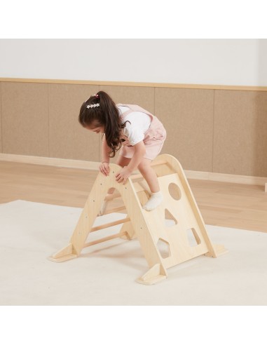 Medinis Montessori sporto rinkinys 3 viename Pikler čiuožykla VIGA