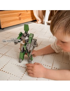 WOOPIE Robot Transformujący Pojazd Wojskowy  Podwójna Moc Zabawy! 2