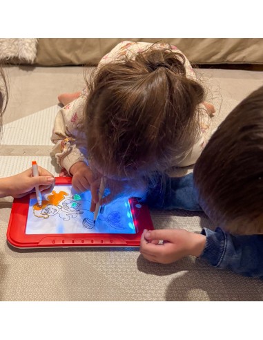 WOOPIE magiška piešimo planšetė - LED, linksmybės be netvarkos
