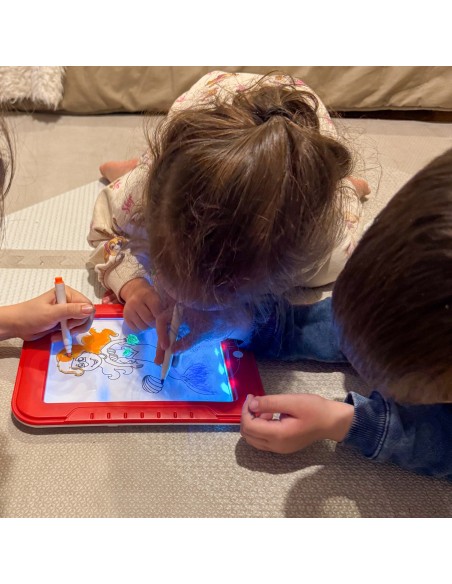 WOOPIE magiška piešimo planšetė - LED, linksmybės be netvarkos