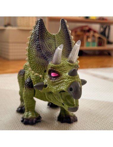 WOOPIE Dinozauras RC robotas Triceratops – nuotoliniu būdu valdoma žaislinė