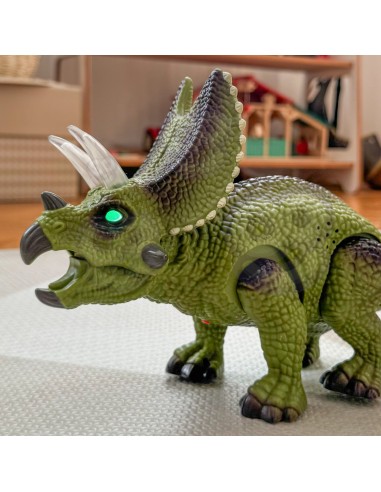 WOOPIE Dinozauras RC robotas Triceratops – nuotoliniu būdu valdoma žaislinė