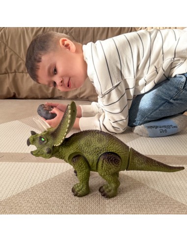 WOOPIE Dinozauras RC robotas Triceratops – nuotoliniu būdu valdoma žaislinė