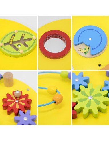 Wandtafel Raupe Viga – Spiel und clevere Bildung für Kleinkinder