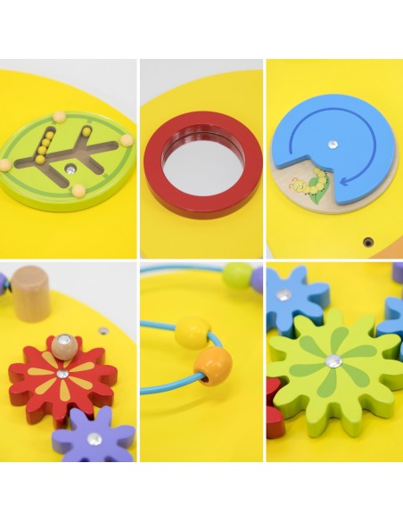 Wandtafel Raupe Viga – Spiel und clevere Bildung für Kleinkinder