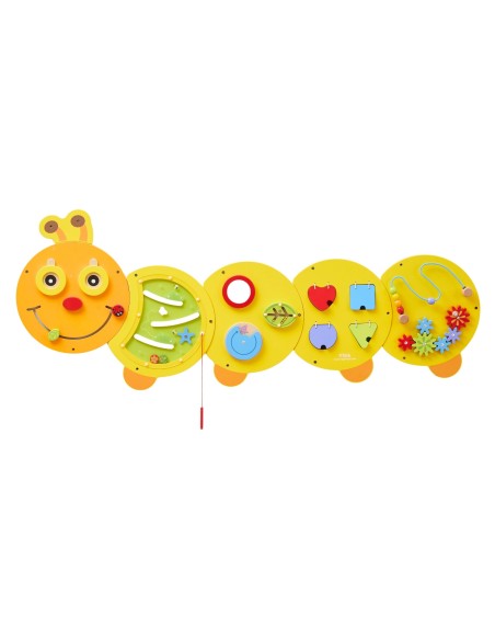Wandtafel Raupe Viga – Spiel und clevere Bildung für Kleinkinder