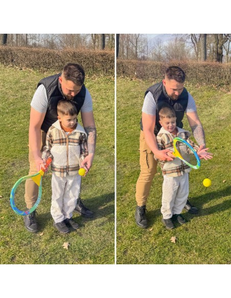 Vaikams skirtas badmintonas – žaidimas lauke Woopie