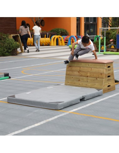 Classic World Two-Piece Foldable Gymnastics Mat - For the Garden